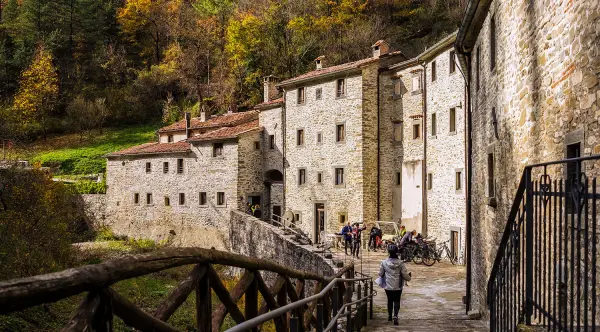 Le Gualchiere, lantgård i Bagno di Romagna