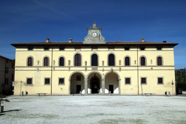 Facciata del Palazzo dei Commissari o Pretorio, a Terra del Sole