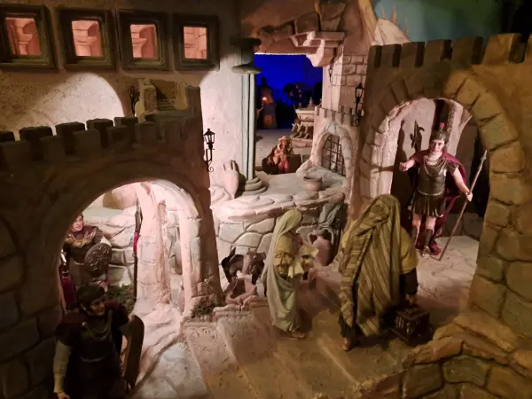 Scena animata del Presepe di San Marco a Fano