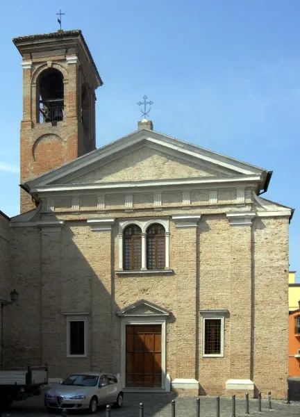 Veduta della chiesa di San Giuliano nel borgo omonimo di Rimini