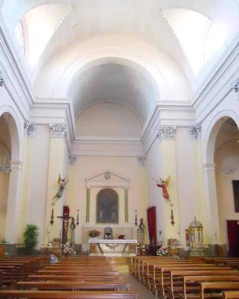 Interno della chiesa di San Rocco a Ravenna