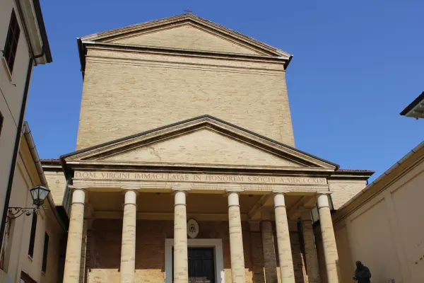 Veduta della chiesa di San Rocco a Ravenna