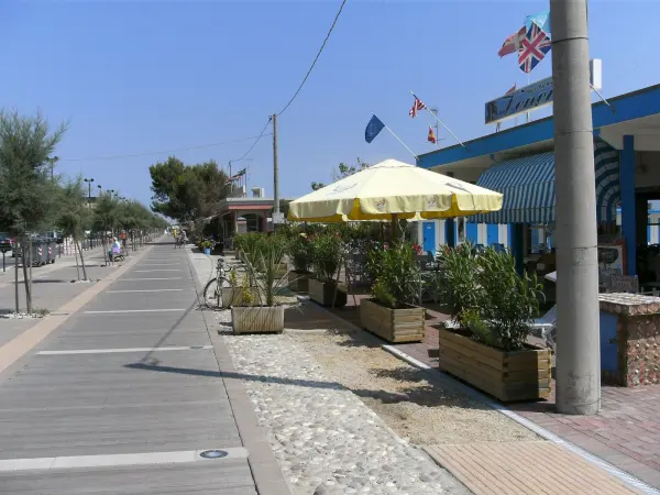 Il lungomare di Porto Garibaldi