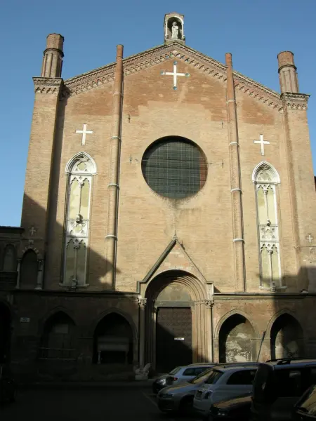 Il luogo: Facciata della basilica di San Giacomo Maggiore a Bologna