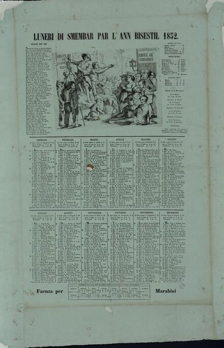 Der Lunêri di Smémbar von 1852
