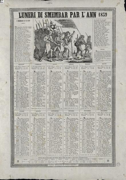 Der Lunêri di Smémbar von 1859