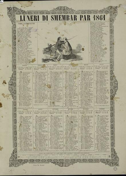 Der Lunêri di Smémbar von 1861