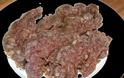 Salama da sugo cotta e aperta