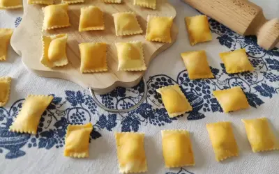 Tortelli di patate fatti a mano, Modigliana
