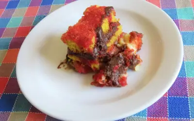 Una porzione di zuppa inglese