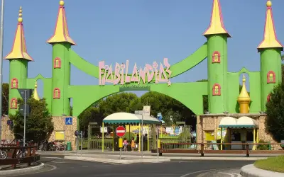 L'ingresso di Fiabilandia, Rimini