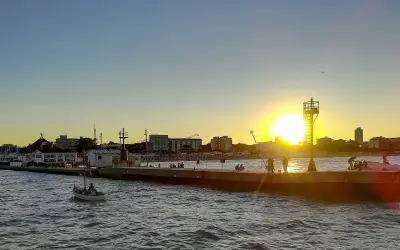 Il porto canale di Cervia, da dove parte il corteo dello Sposalizio del Mare