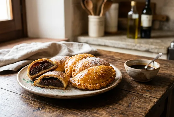 Sabadoni, mezzelune dolci ripiene di castagne e saba