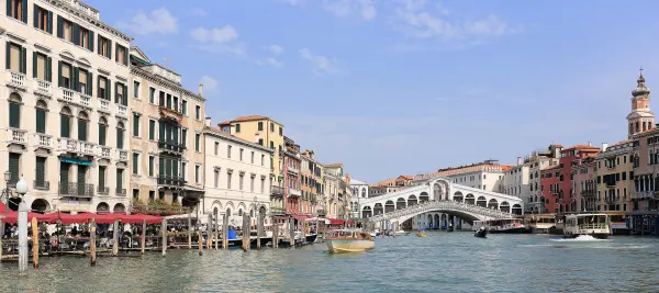 Il Canal Grande e il Ponte di Rialto, Venezia