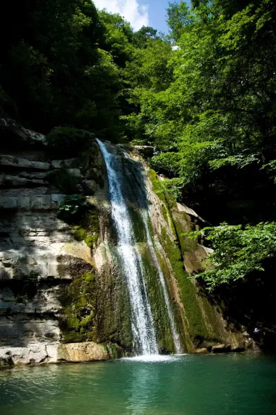 La cascata dell'Acquacheta a San Benedetto in Alpe