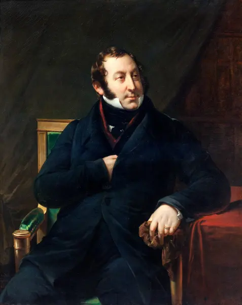 Gioachino Rossini nel 1828, ritratto di Hortense Haudebourt-Lescot