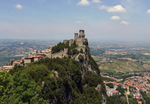 Monte Titano e la rocca Guaita, San Marino