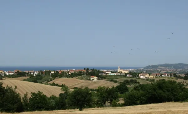 Misano Monte, le colline e il mare