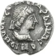 Moneta d'argento con il ritratto di Teodorico